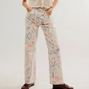 138. MOTHER Superior Multi Patterned Jeans - Size 29